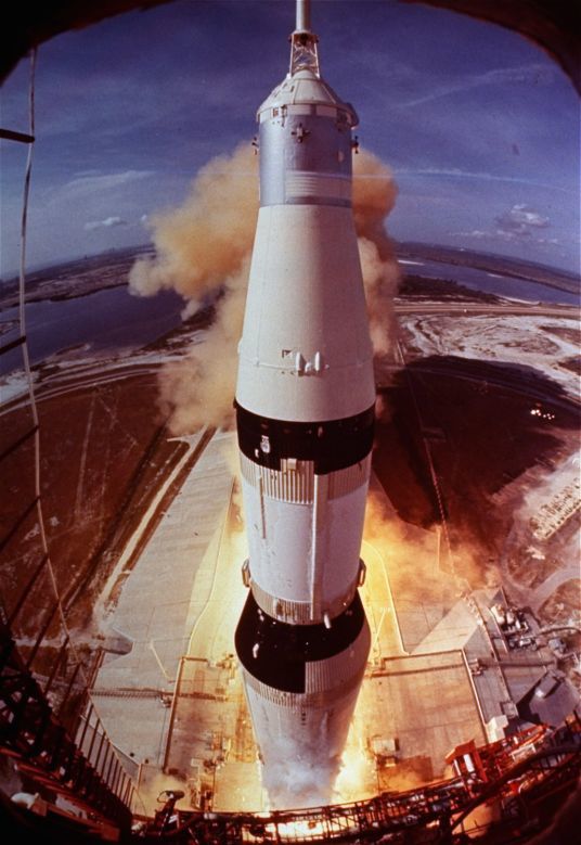 Moon landing file photo